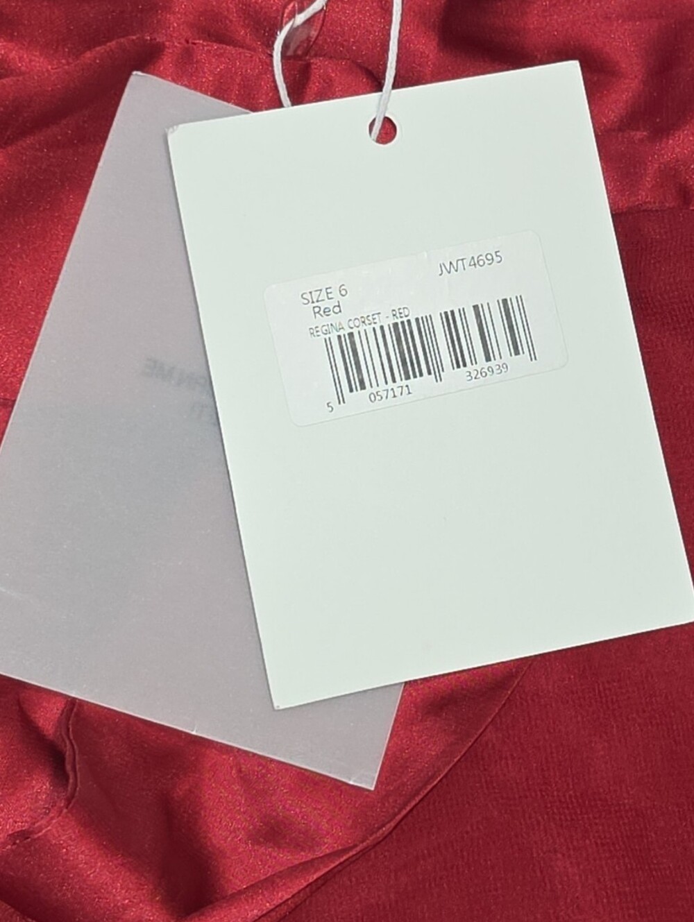 NWT $100 JADED LONDON Regina Corset Red US Size 2 - Picture 6 of 7